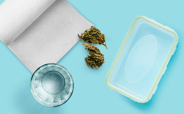 Увлажнение методом дистиллированной воды