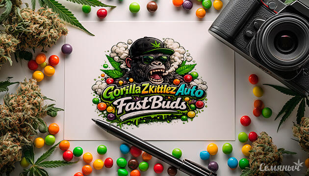 Гроурепорт сорта Gorilla Zkittlez Auto fem от сидбанка FastBuds