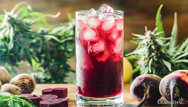 Рецепт свекольного лимонада с коноплей