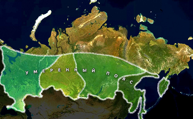 Зоны умеренного пояса