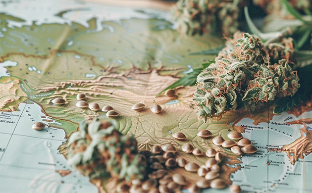 Сезонность выращивания конопли: северное и южное полушария