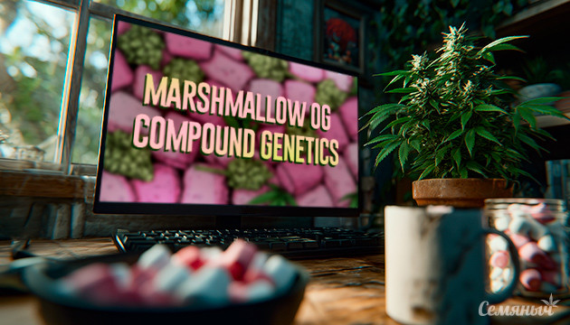 Гроурепорт сорта конопли Marshmallow OG от Compound Genetics