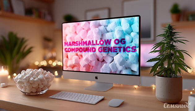 Гроурепорт сорта конопли Marshmallow OG от Compound Genetics
