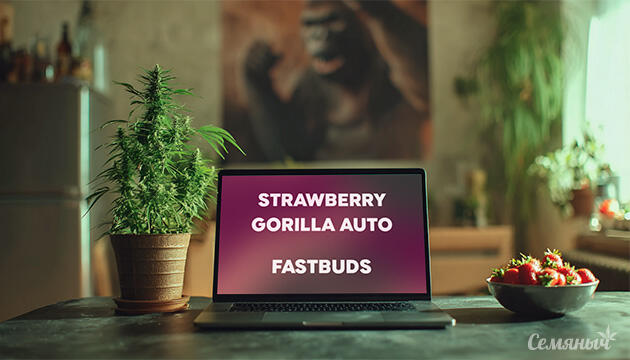 Гроурепорт сорта Strawberry Gorilla Auto от FastBuds