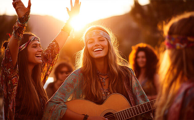 Хиппи, музыкальные фестивали и марихуана