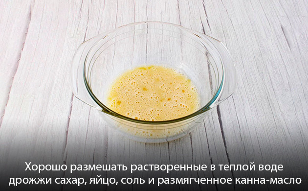 Процесс приготовления теста