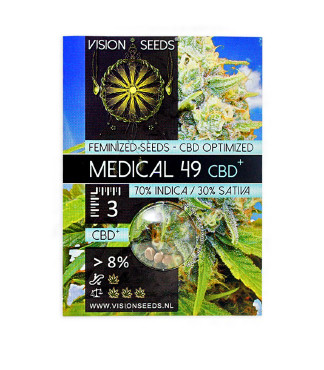 Medical 49 CBD+ fem (Vision Seeds)