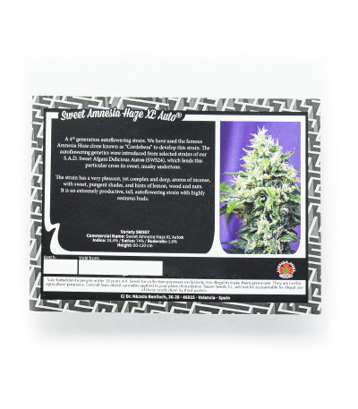 Семена сорта Sweet Amnesia Haze XL Auto fem (Sweet Seeds)