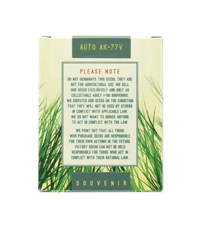 Семена сорта Auto AK-77V fem (Victory Seeds)