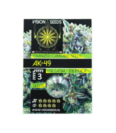 Семена сорта AK-49 fem (Vision Seeds)