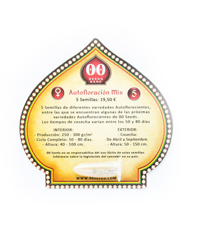Микс семян конопли Autoflowering Mix(00 Seeds)