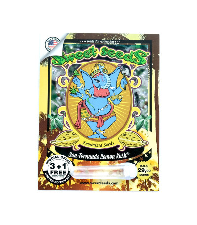 Семена сорта San Fernando Lemon Kush fem (Sweet Seeds)