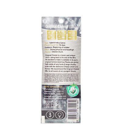 Семена сорта Original Cheese (IBL) fem