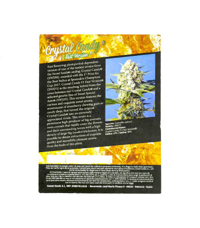 Семена сорта Crystal Candy F1 Fast Version (Sweet Seeds)