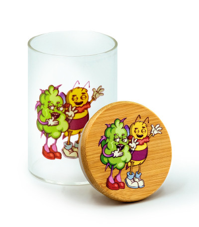 Баночка герметичная с принтом 7CH, маленькая